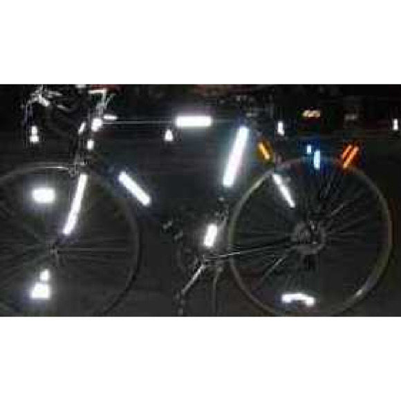 NIKKALITE White Engineer Grade Reflective Graphic Vinyl Tape 4" x 9" Sheet - Picture 2 of 6